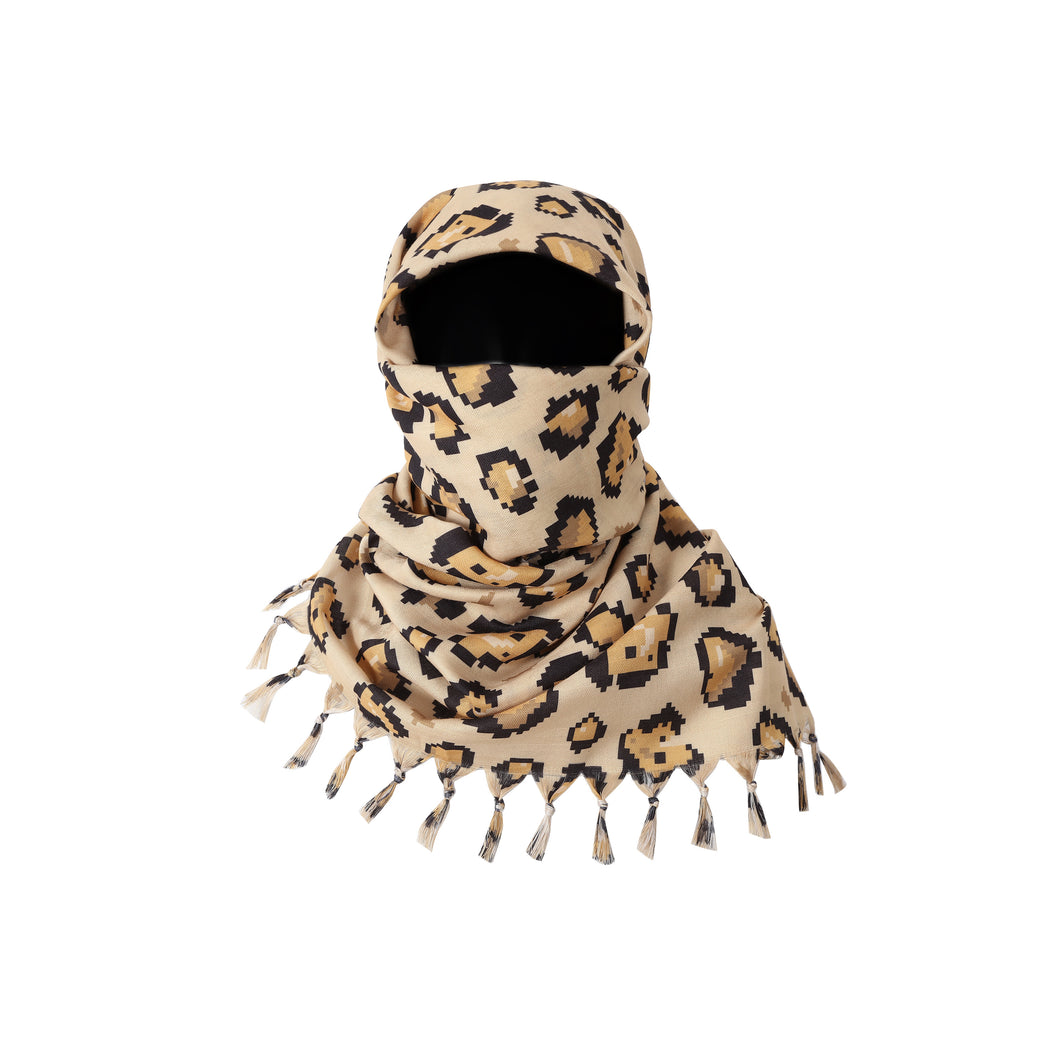 DIGITAL LEOPARD SCARF